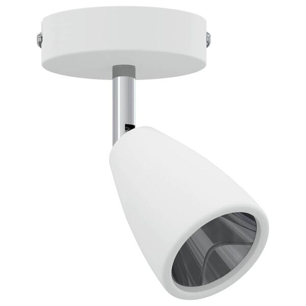 vidaXL Ceiling Spotlight with Spotlights White 8 x 8 x 14 cm Metal