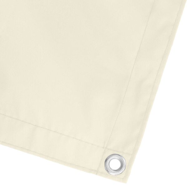 vidaXL Balcony Screen Cream 110 x 200 cm Oxford Fabric