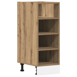 vidaXL Bottom Cabinet Riga Artisan Oak 30x44.5x81.5 cm Engineered Wood