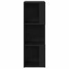 vidaXL Corner Shelves Black Oak 33 x 33 x 100 cm Engineered Wood