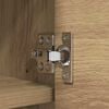vidaXL Wall-Mounted Coat Rack with Shelf Artisan Oak 50 x 20 x 30 cm
