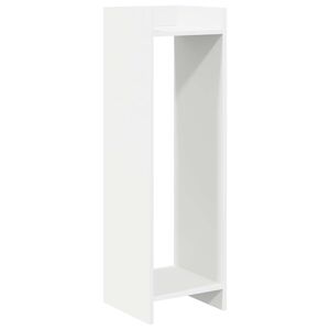 vidaXL Plant Stand White 30 x 30 x 100 cm Engineered Wood