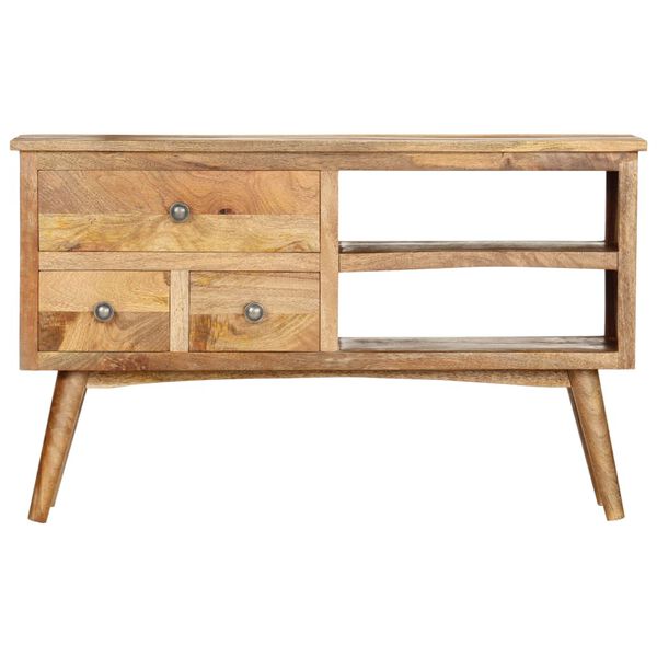 vidaXL Sideboard 102x35x61 cm Solid Mango Wood