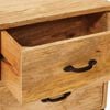 vidaXL TV Stands with Drawer Brown 110 x 30 x46 cm Solid Mango Wood