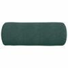 vidaXL Bolster Pillows 2 pcs Dark Green &Oslash; 25 x 70 cm Corduroy Fabric