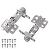 vidaXL Hinge 2 pcs Nickel 139 x 64.1 x 10 mm Iron