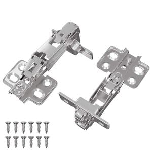 vidaXL Hinge 2 pcs Nickel 139 x 64.1 x 10 mm Iron