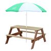 AXI Children Picnic Table Nick with Umbrella Brown