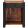 vidaXL Bedside Cabinet Brown 40 x 35 x 50 cm Solid Acacia Wood