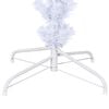 vidaXL Artificial Christmas Tree with Stand White 210 cm PVC and Steel