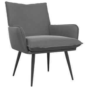 vidaXL Armchair Dark Grey Velvet