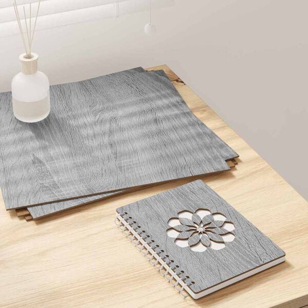vidaXL Decor Panels 50 pcs Grey Sonoma 30 x 30 x 0.27 cm
