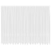 vidaXL Lace Curtain with Curtains Floral White 220 x 500 cm Polyester