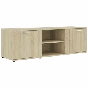vidaXL TV Cabinet Sonoma Oak 120x34x37 cm Engineered Wood