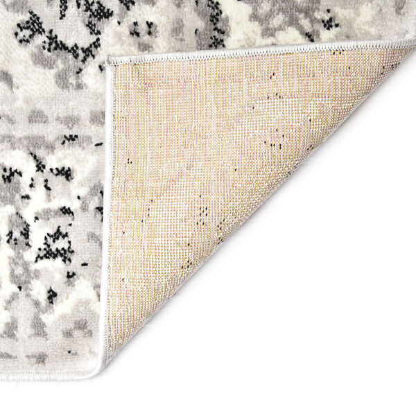 vidaXL Rug Grey and Black 160x230 cm PP