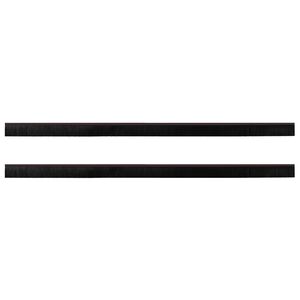 vidaXL Self-adhesive Door Brush Seals 2 pcs Brown 100 cm