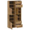 vidaXL Side Cabinets 4 pcs "ODDA" 40x24x79 cm Solid Wood Pine