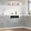 vidaXL Dishwasher Panel Lyon Concrete Grey 45x3x67 cm