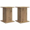 vidaXL Plant Stand 2 pcs Artisan Oak 30.5 x 30 x 43 cm Engineered Wood