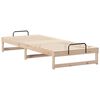 vidaXL Bed Frame Brown 80 x 220 cm Solid Pine Wood