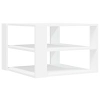 vidaXL Coffee Table White 59.5x59.5x40 cm Engineered Wood