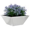 vidaXL Garden Planter 5 pcs Silver 35 x 35 x 15 cm Galvanised Steel