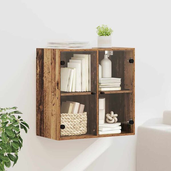vidaXL Wall Cabinet Old Wood 68 x 37 x 68.5 cm Engineered Wood
