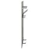 vidaXL Wall-Mounted Coat Rack with Shelf Concrete Grey 40 x 10 x 90 cm