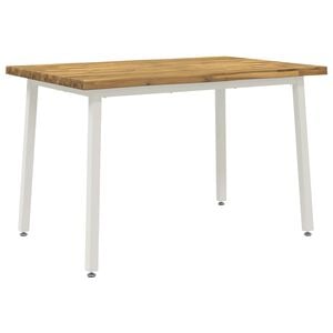 vidaXL Live Edge Dining Table 90 x 55 x 75 cm Solid Acacia Wood