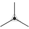 vidaXL Campfire Tripod Black 92 x 92 x 191.5 cm Steel