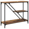 vidaXL Console Table Old Wood 88.5 x 30 x 75 cm Engineered Wood