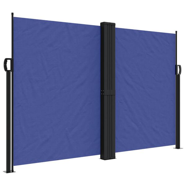vidaXL Retractable Side Awning Blue 160x1000 cm