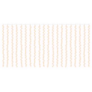 vidaXL Curtain Lights 600 LEDs Warm White 600 x 300 cm