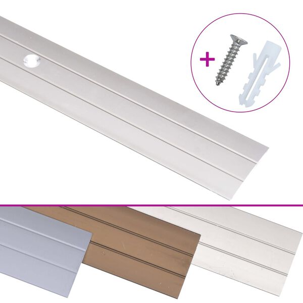 vidaXL Floor Profiles 5 pcs Aluminium 134 cm Gold