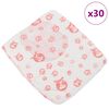 vidaXL Disposable Dog Diaper Female 30 pcs White S