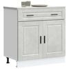 vidaXL Kitchen Base Cabinet&nbsp;Porto Concrete Grey Engineered Wood