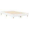 vidaXL Bed Frame White 137 x 190 cm Engineered Wood