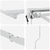 vidaXL Awning Frame Retractable White 4 x 2 m Powder-coated Steel