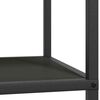 vidaXL Kitchen Storage with Shelf Black 40 x 50 x 92 cm Steel