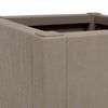 vidaXL Garden Planter Grey 36 x 36 x 35 cm Polypropylene