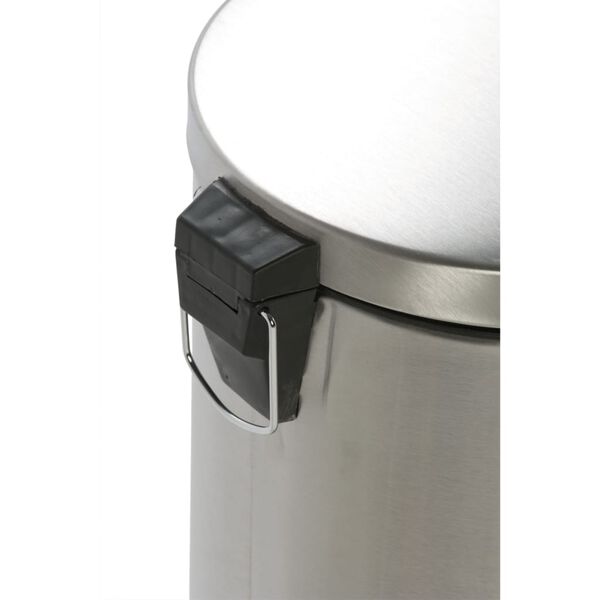 EKO Pedal Bin Classic 30 L Matte Silver