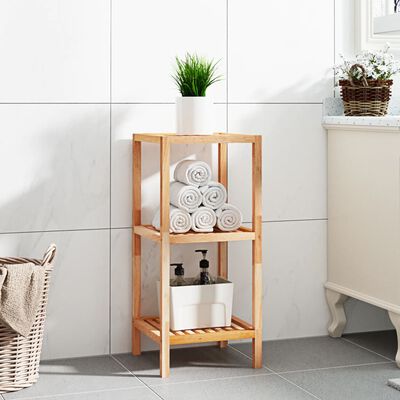 vidaXL Bathroom Shelf 36x36x79 cm Solid Wood Walnut