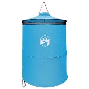 vidaXL Pop-up Toilet Tent with Hanging Rope 97 x 126 cm Blue