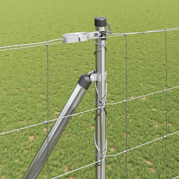 vidaXL Fence Post Galvanized 25 x 1.6 m Steel