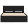 vidaXL Bed Frame without Mattress Black 120x200 cm