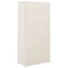 vidaXL Wardrobe White 79x40x170 cm Fabric
