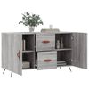 vidaXL Sideboard Grey Sonoma 100x36x60 cm Engineered Wood