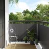vidaXL Balcony Screen Anthracite 600x90 cm Poly Rattan