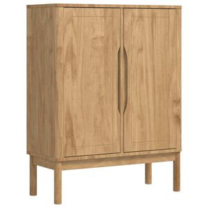 vidaXL Sideboard Wax Brown 70 x 30 x 70.5 cm Solid Pine Wood