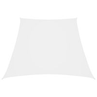 vidaXL Sunshade Sail Oxford Fabric Trapezium 2/4x3 m White